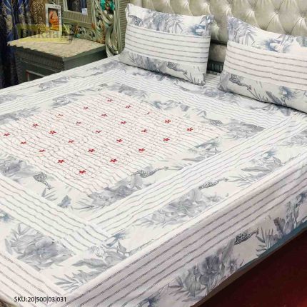 3 Piece Bedsheet with Animals Print