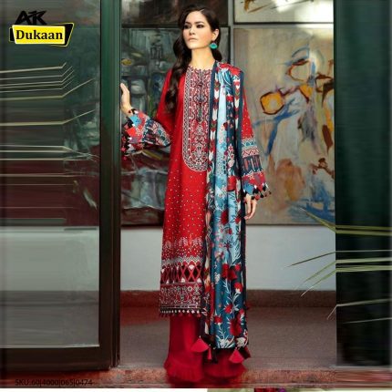 3 Piece Embroidered Lawn Dress