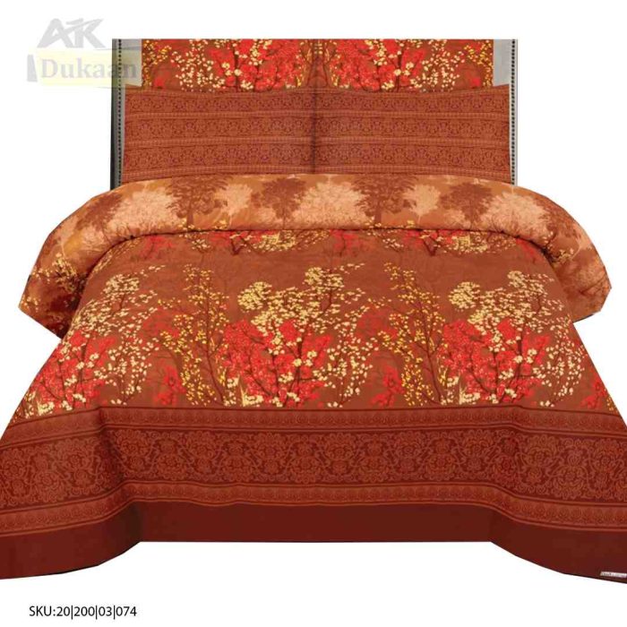  3 Piece Brown Bedsheet