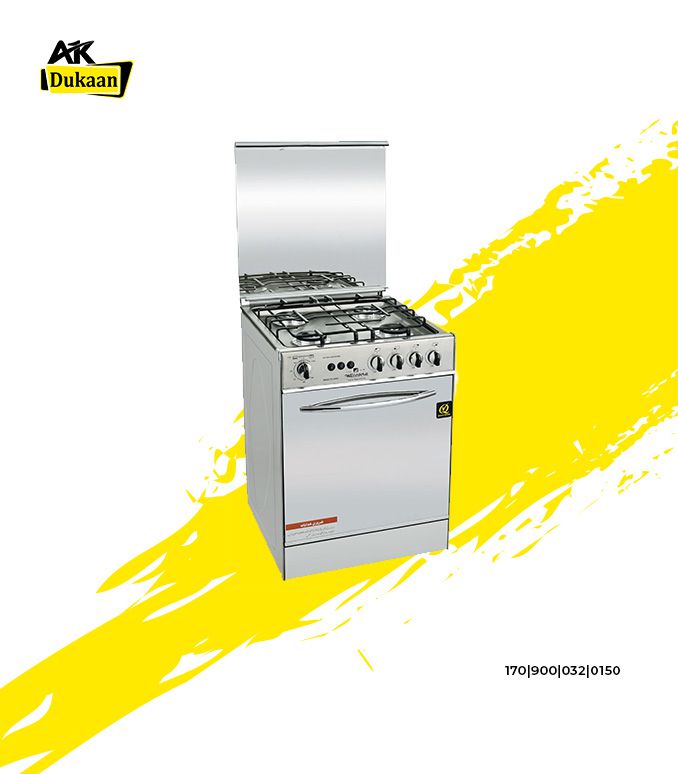 Cooking Range With Oven Stainless Steel