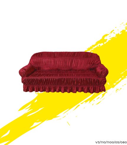 5 Seater Red Sofa Cover