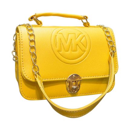 Michael Kors Hudson Citrus Yellow Leather bag